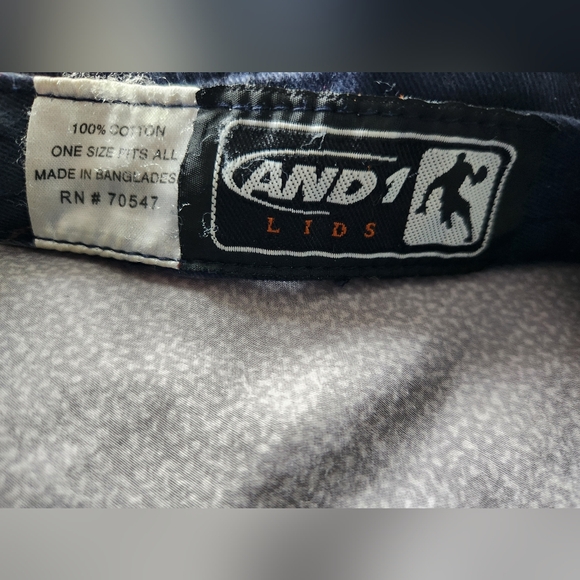 AND1 "Playground" Distressed Visor (Navy Blue, One Size Fits All) - Picture 3 of 3